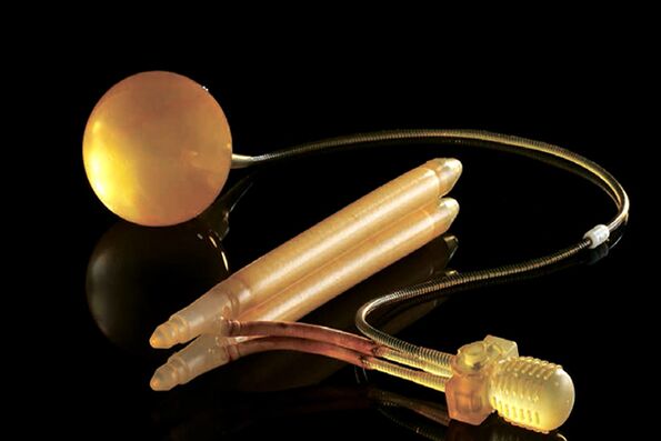 A phalloprosthesis for insertion into the penis in order to increase its size