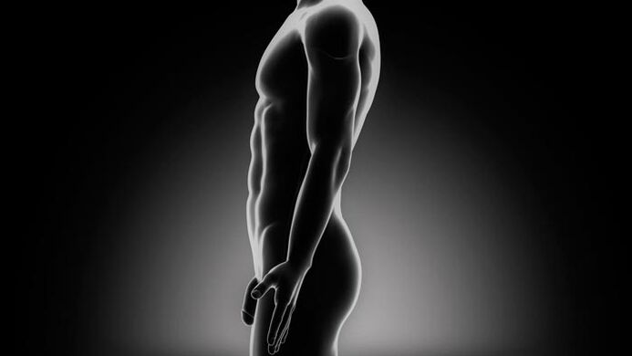 Man for exercise to increase penis